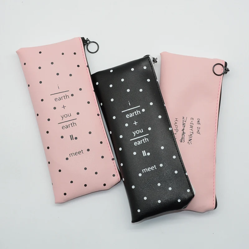 Чехол для карандашей школьные принадлежности Escolar Trousse Scolaire Stylo Kalemlik Kalem Kutusu Твердый Чехол-карандаш кожаный