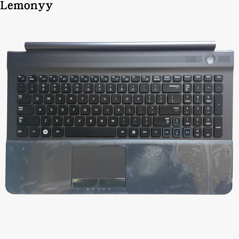 Новая клавиатура США для SAMSUNG RC510 RC520 Клавиатура ноутбука с серым Palmrest крышка |