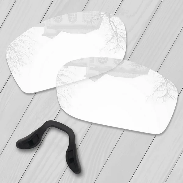 HD Clear-Nose pads E.O.S поляризованные улучшенные Замена Объективы Для Высококачественные солнцезащитные очки Oakley Джульетта Солнцезащитные очки-несколько вариантов - Цвет линз: HD Clear-Nose pads