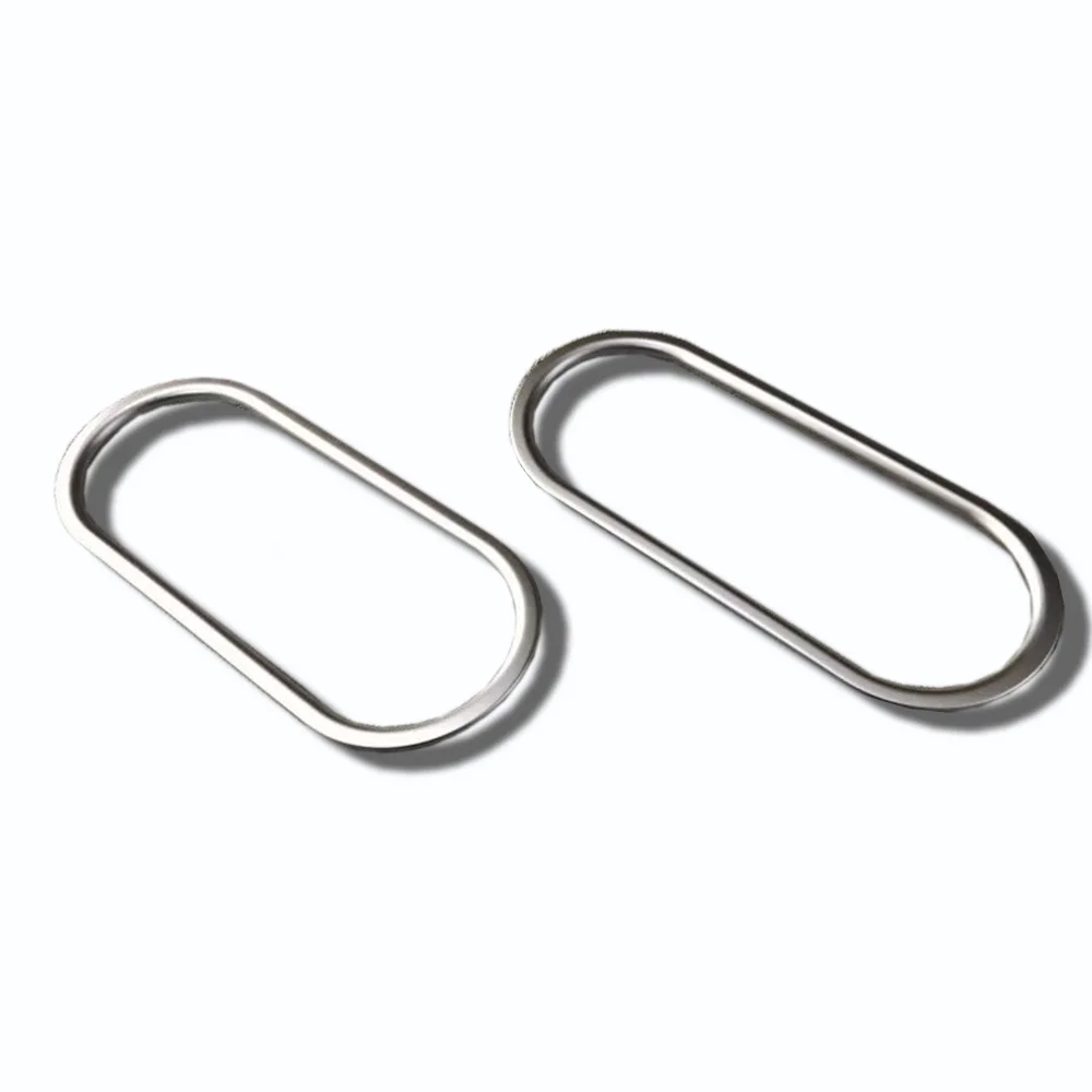 

For Mazda CX-9 2017 Rear water cup holder decorative cover matte Style ABS chrome 2Pcs