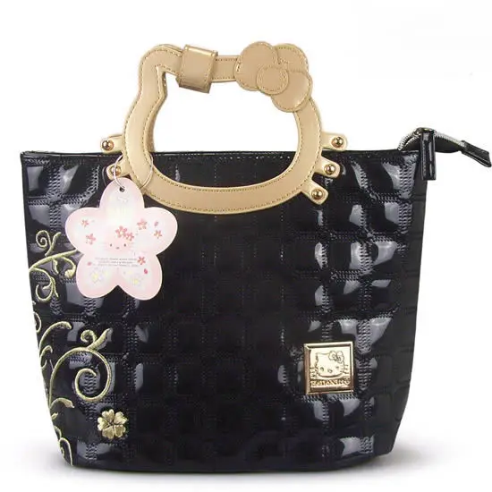 Free shipping 2015 Hot Sale Women handbag Hello kitty Cartoon High quality PU leather hand bag Lady Fashion bags | Багаж и сумки