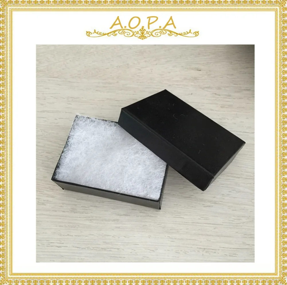 #21 черный крутящийся хлопковый наполненный 100 шт. бумажная коробка для упаковки