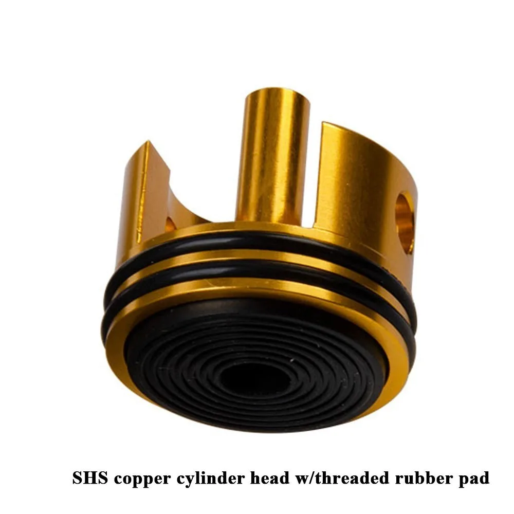 Cylinder Head C Tactifans SHS Alumium CNC головка цилиндра двойное уплотнительное кольцо для M4 страйкбол AEG Пейнтбол Стрельба Охота армейская цель аксессуары - Цвет: Cylinder Head C