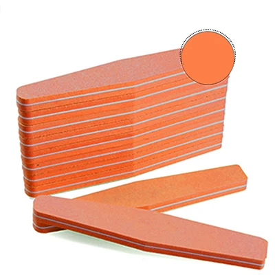 Orange-1pc Горячие 1 шт пилки для ногтей шлифовальный полировщик для педикюра и маникюра Профессиональный Уход за ногтями двухсторонний Профессиональный портативный инструмент для красоты - Цвет: Orange-1pc
