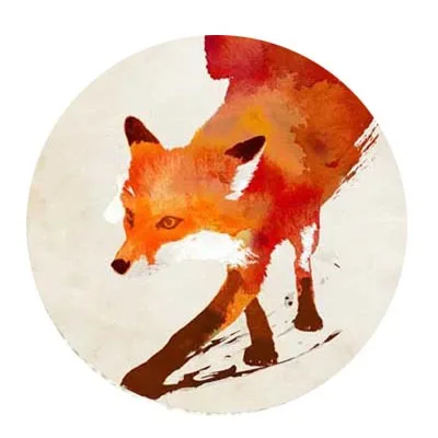 4 style Cute Catoon Design Vintage Fox Brooch Pins Jewelry Glass Creature Brooches Animal Art Picture badges Gifts | Украшения и