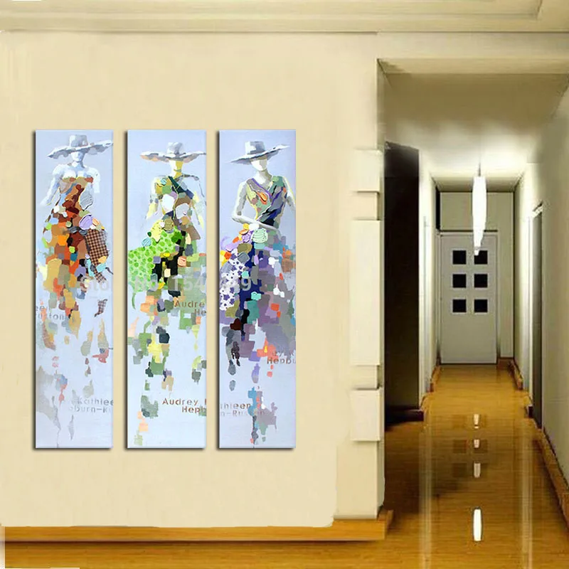 Ручная роспись очарование влюбленных космический танец пейзаж настенные