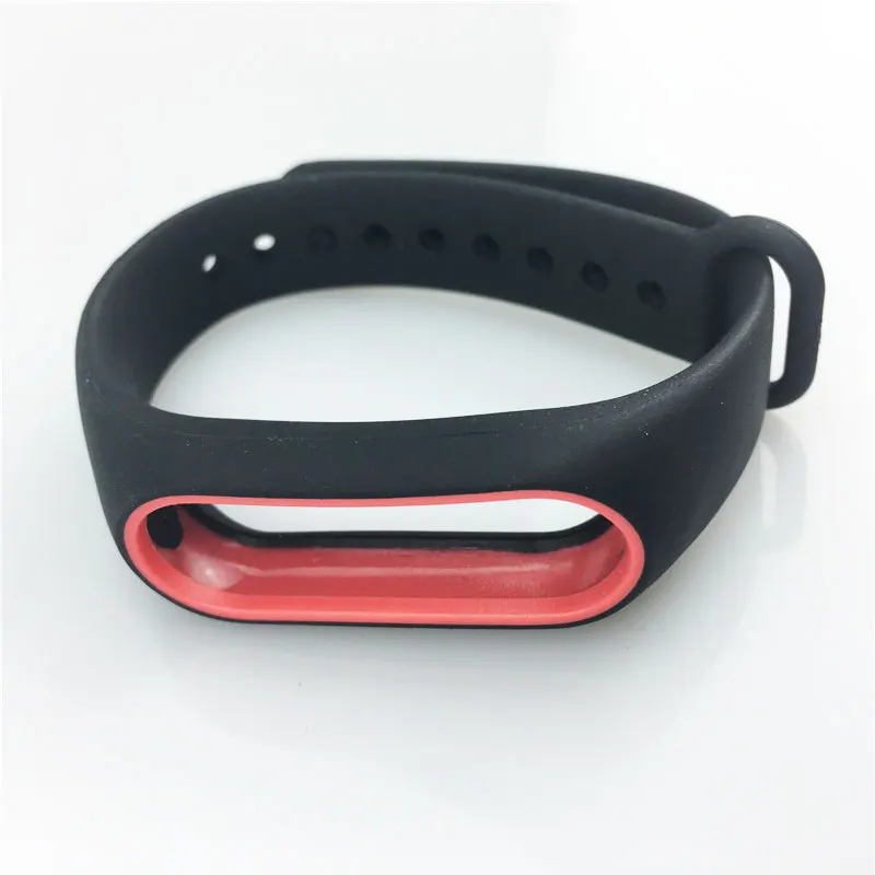 Силиконовый ремешок для Xiaomi Mi band 2 ремешки браслета двухцветные сменные браслеты