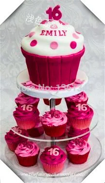 

Wedding Decoration 3 Tier Acrylic Cupcake Stand Acrylic Cake Holder For Wedding