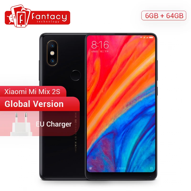 Глобальная версия Xiaomi mi x 2 S Snapdragon 845 Octa Core 5 99 &quotFHD полноэкранный Восьмиядерный
