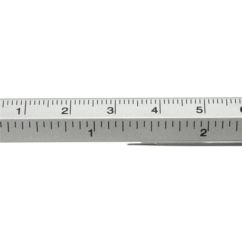 Серебристо черная 6 в 1 металлическая мультиинструментальная ручка Линейка + для