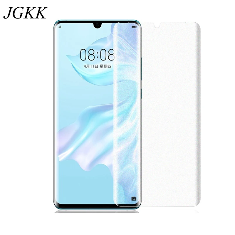 JGKK 3D матовое закаленное стекло для Huawei P30 Pro защита от отпечатков пальцев матовая
