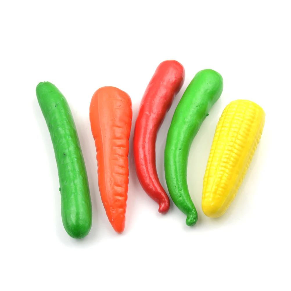 

12Pc/set Kitchen Plastic Vegetable Pretend Play Toys Educational Foam Fruit Lifelike Artificial Children Kids Toys Home Decor