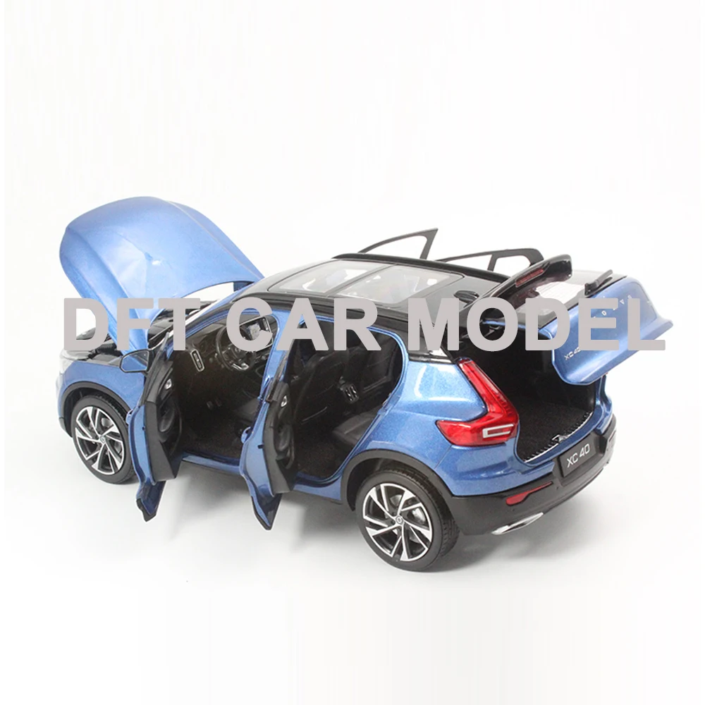 Литье под давлением 1:18 XC40 Игрушечная машина из сплава модель детских игрушечных автомобилей авторизованный подарок для детей