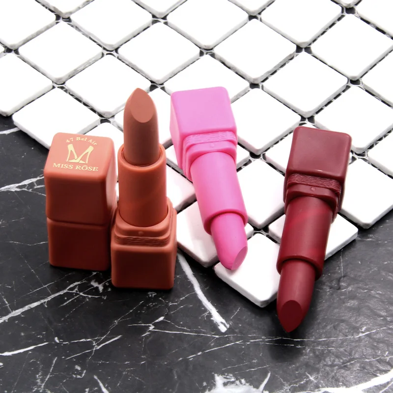 

Moisturizing Matte Lipstick Makeup Batom Lip Stick Waterproof Matte Lips Tint Professional Make Up Maquiagem