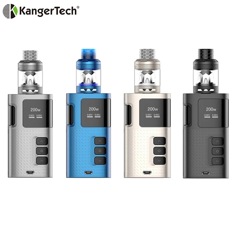 Оригинальный Kanger пульсационный Комплект 200 Вт коробка мод Vape с 3 5 мл бак Kangertech