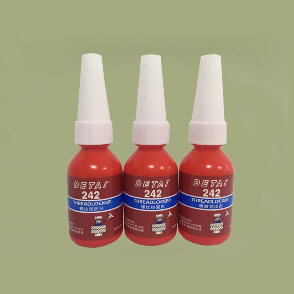 10ml Anti-Corrosion Anti-leakage Screw Glue 242 Blue Leakproof Anti-pressure Locking Agent Wire Sealing Thread Locker | Игрушки и хобби