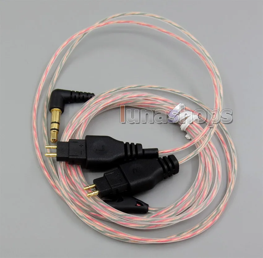 LN004457 5N OFC мягкий кожаный кабель для наушников Sennheiser HD580 HD600 HD650 HDxxx HD660S HD58x HD6xx