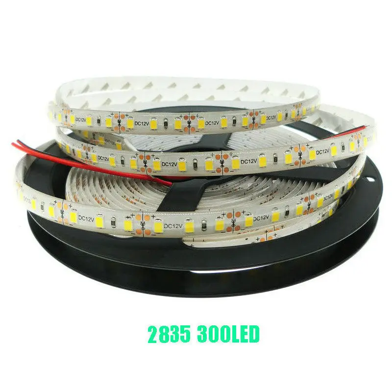 2835 SMD 300LED 5 м SMD 300 600 светодиодный 3014 3528 5050 5630 Водонепроницаемый гибкие светодиодные ленты светильник дневные ходовые огни 12V Белый - Испускаемый цвет: 2835 SMD 300LED