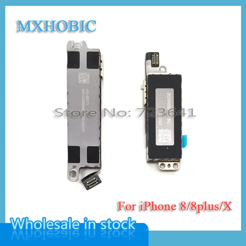 MXHOBIC 10 шт./лот вибратор моторный модуль вибрации гибкий кабель для iPhone 8 8G Plus X XR XS Max Запасные части