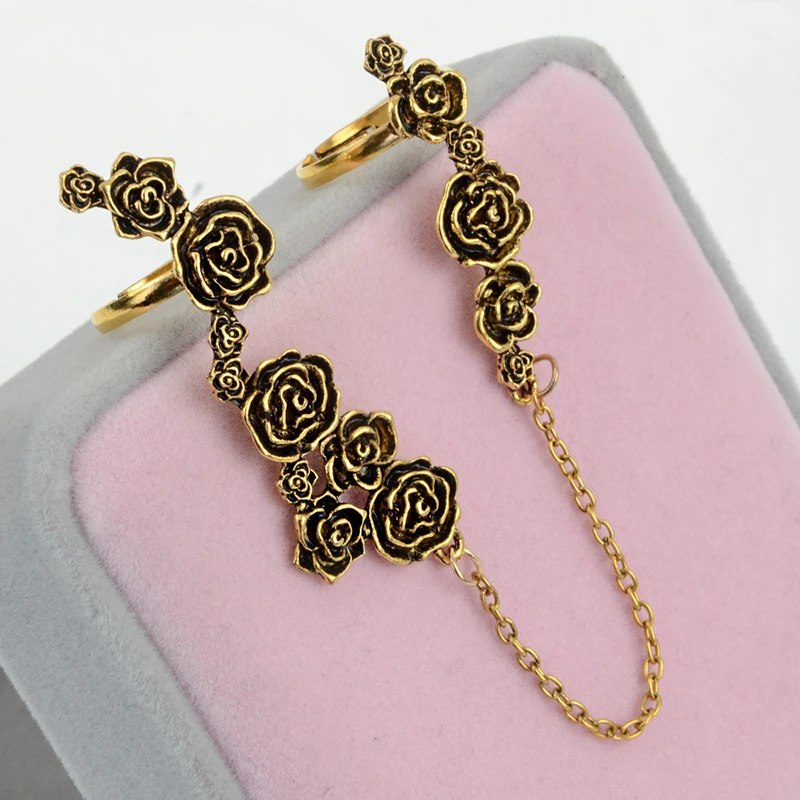 Комплект колец на палец для женщин и девушек винтажное Ювелирное Украшение в