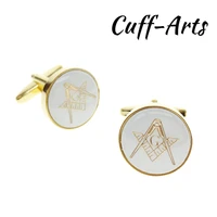 cuffarts masonic cufflinks fashion cuff links jewelry design for men shirt studs gift lawyer relojes gold cufflinks c10167