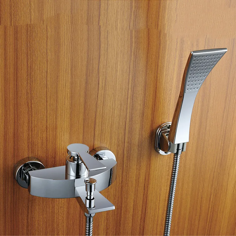 Набор смесителей для душа ванной комнаты латунный смеситель ванны горячей и