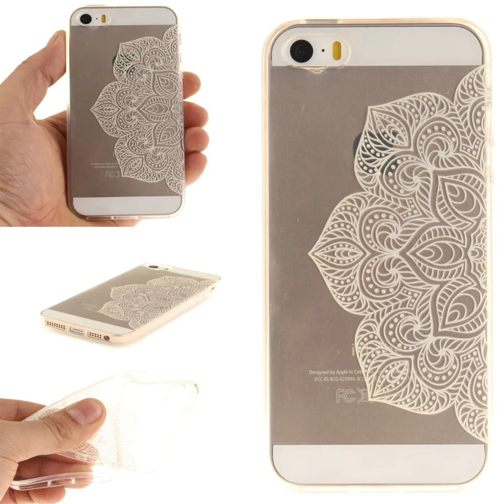Для нового iPhone 5S 5 г SE случае землетрясение падение комплексная защита Мягкие TPU +