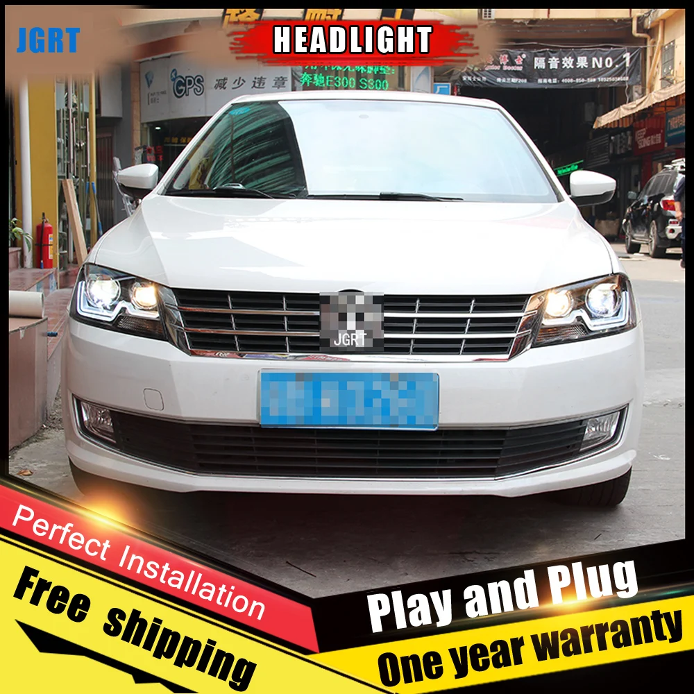 

Car Style LED headlights for Hyundai Lavida 2013-2014 for Lavida head lamp LED Lens Double Beam H7 HID Xenon bi xenon lens