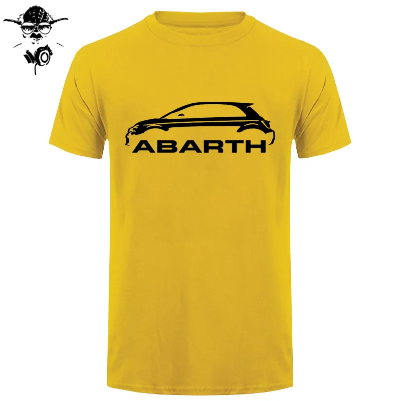 Мужская футболка Fiat 500 Abarth Classic Car s высокого качества с круглым вырезом s забавная футболка новинка футболка