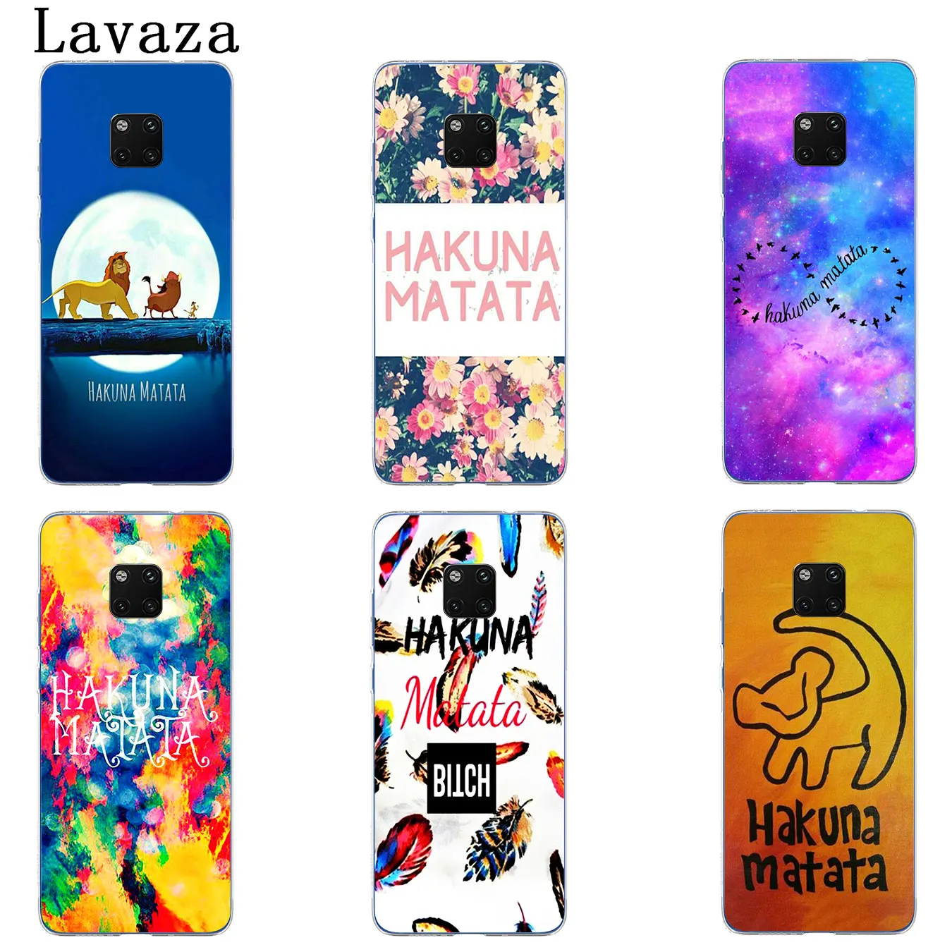 Твердый чехол для телефона Lavaza hakuna matata The Lion King Huawei Mate 30 10 20 Pro Lite Y6 Prime Nova 5I 4 3i 3 2i 2 |