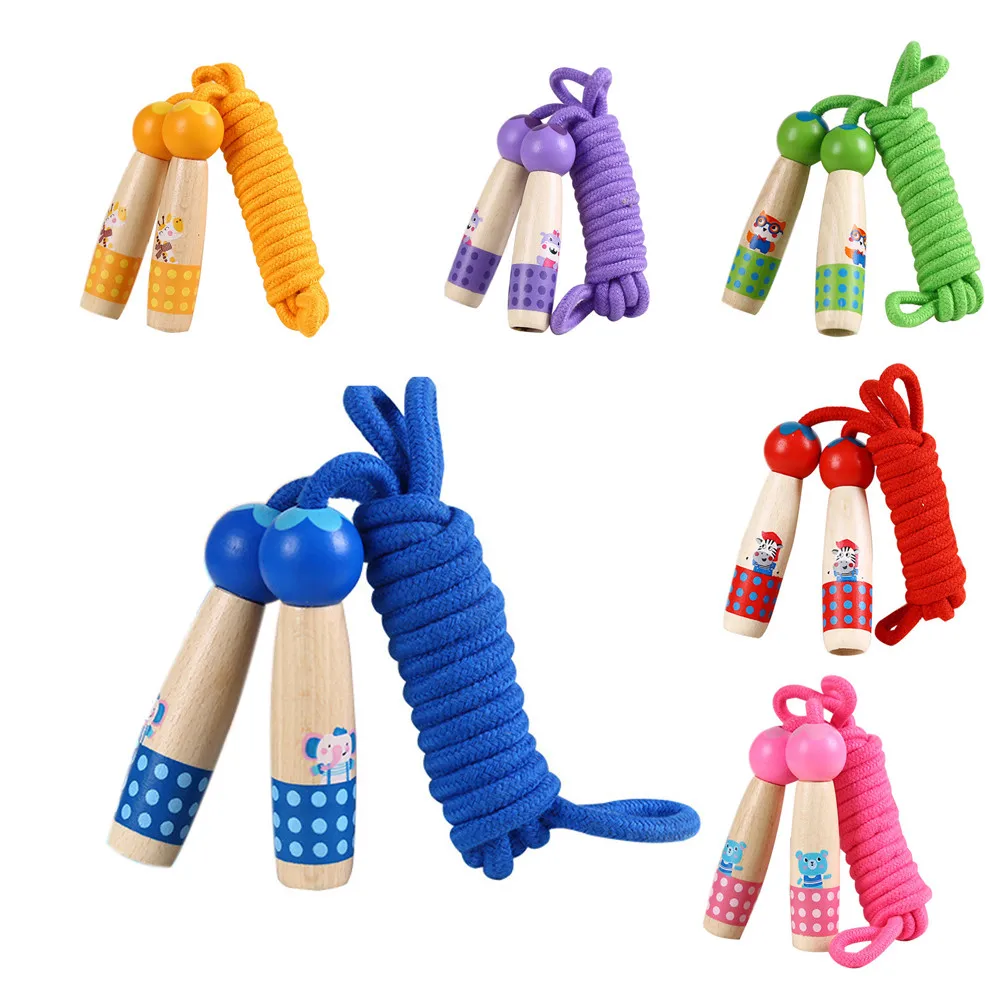 Уличная игра с героями мультфильмов для детей прыжки 3 м детская скакалка