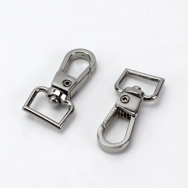 silver Meetee металлическая сумка с пряжкой хомут, крепление Сумки из натуральной кожи на ремешке шарнирные зажимы Карабин аппаратные средства "сделай сам" аксессуары F3-30 - Цвет: silver
