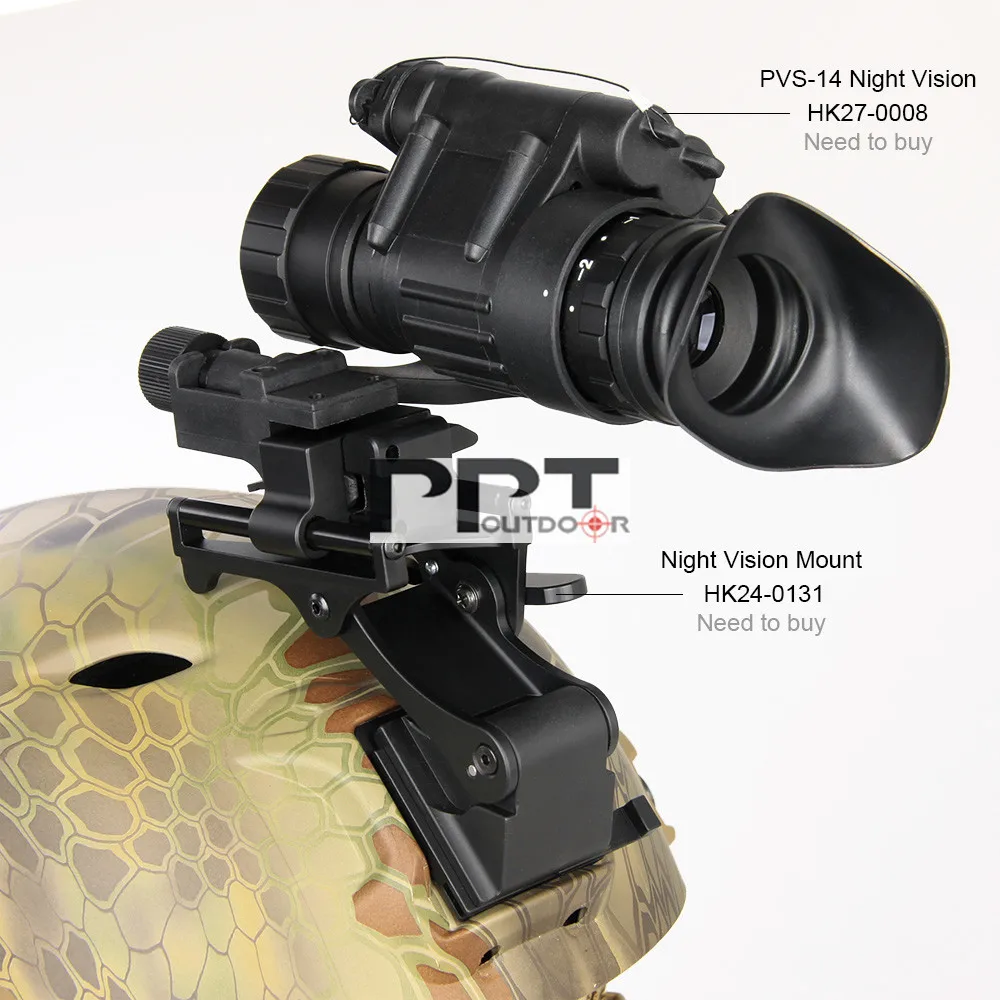 Тактический Airsoft крепление пнв цельнометаллический ОНВ Ночное видение шлем