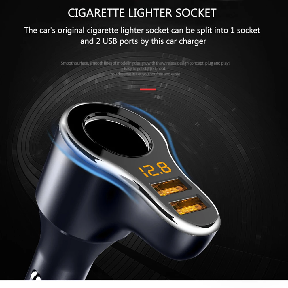 Автомобильное зарядное устройство с двумя USB портами 12 24 В|charger adapter|phone charger adapterphone