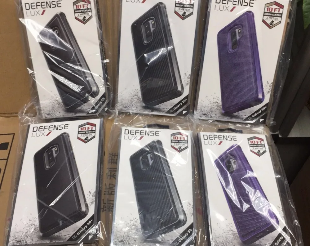 X-doria Defense Lux чехол для samsung Galaxy S9 и Plus военный класс протестированный ТПУ алюминий