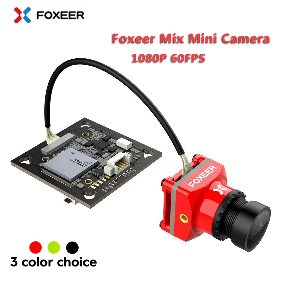 Foxeer Mix 1080P 60FPS Super WDR Mini HD FPV камера 16:9 4:3 PAL/NTSC переключаемая 20*20& 30,5*30,5 мм крепление FPV гоночный Дрон часть
