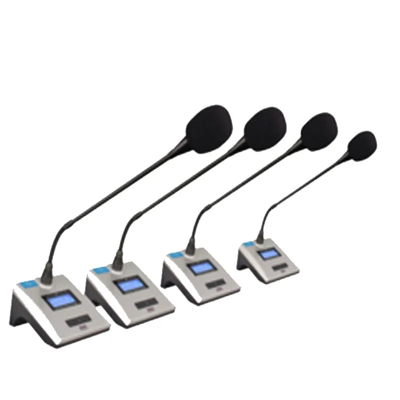 

8 Channel Wireless Conference Microphone System For Meeting Noise Canceling Desktop Standing Microphone