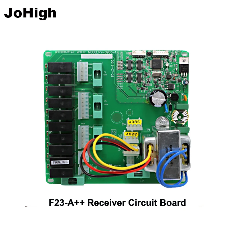 

JoHigh Provide Wireless Crane Remote receiver circuit board 380V/220V/36V/24V F23-A++ Use