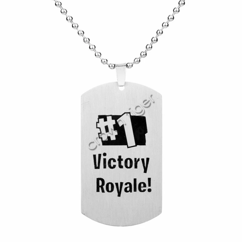 1 шт. игра battle royale ожерелье для детей и взрослых экшн-игрушка фигурка ожерелье из нержавеющей стали
