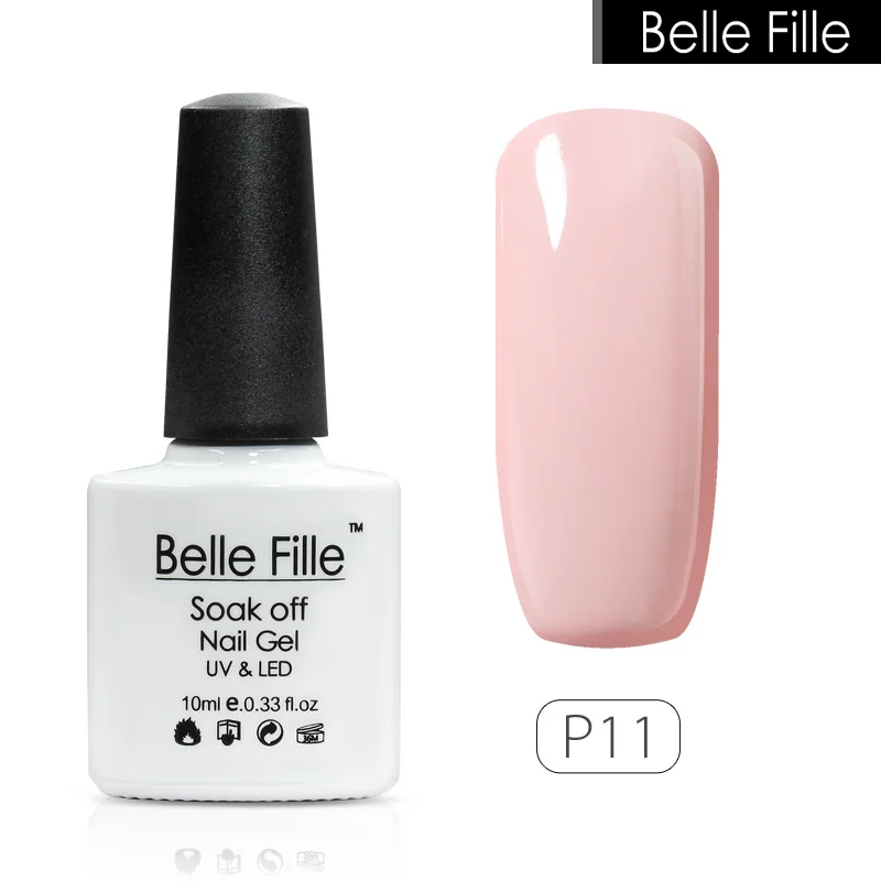 Belle Fille Розовый Красный Счастливый Цвет УФ гель для ногтей Замачивание от