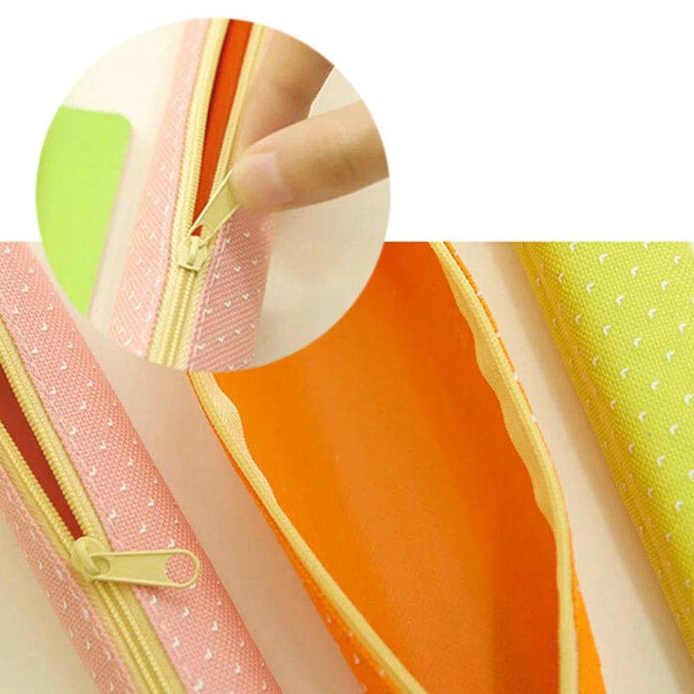 Симпатичный чехол для карандаша карамельных цветов кавайная Холщовая Сумка в