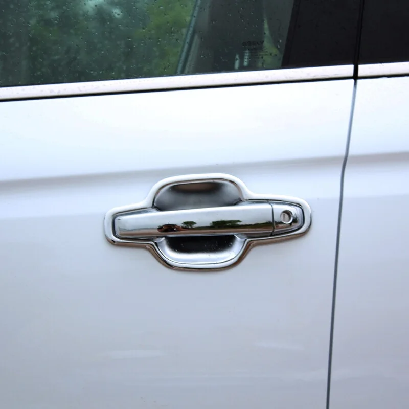For Geely Atlas 2016 2017 2018 ABS Plastic Accessories Car Door Protector Handle Bowl Frame Panel Cover Trim Styling 8pcs | Автомобили и
