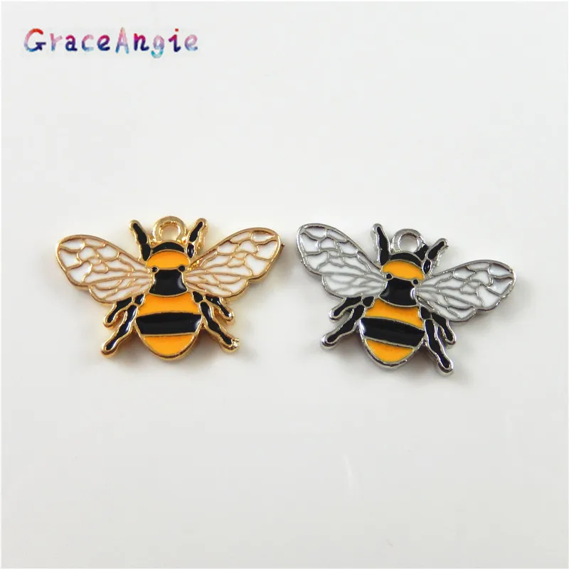 8 шт. подвески из цинкового сплава 26 х17 мм|pendant charms|bee pendantzinc alloy |
