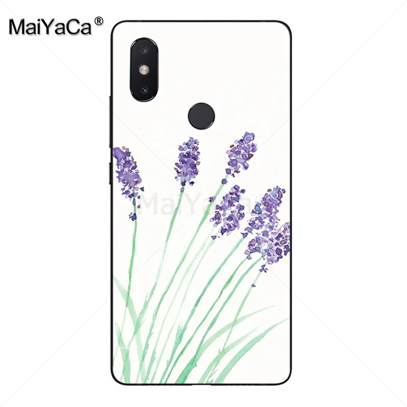Крутой чехол MaiYaCa для телефона с акварельными цветами лотосами и лавандой xiaomi mi 8se