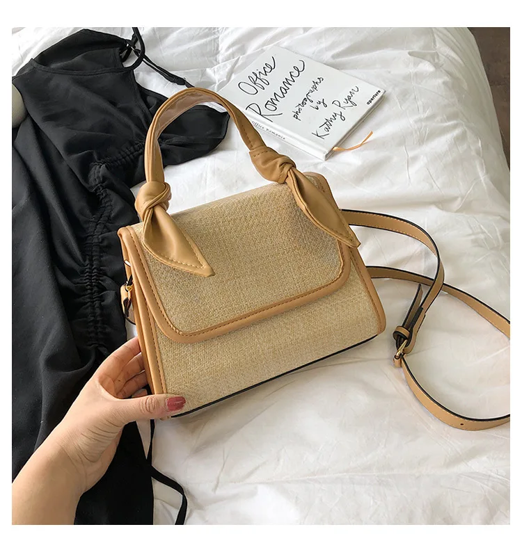 Ручной работы Для Женщин соломенные сумки дизайнерские композитные сумочки