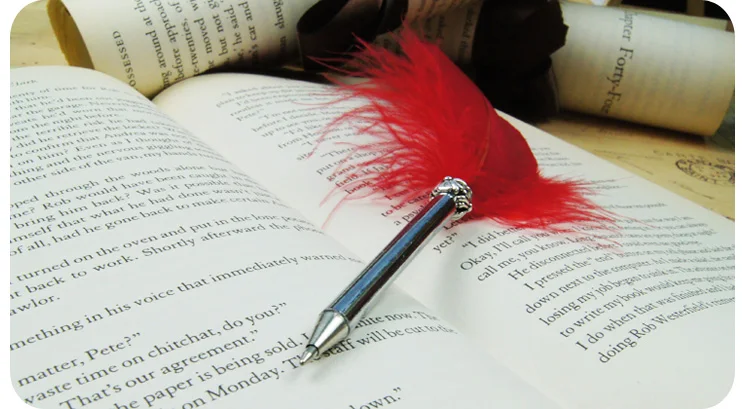 2 шт. шариковая ручка длина 22 см 0 5 мм|ballpoint pen|feather penpen quilling |