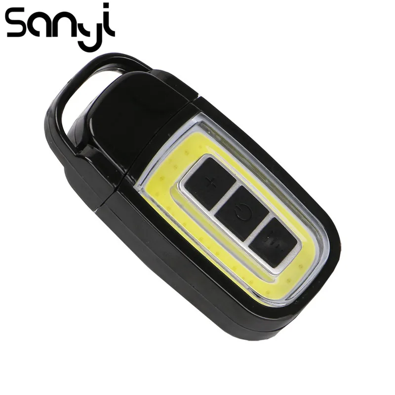 SANYI Mini USB Перезаряжаемый COB светодиодный светильник фонарь Карманный Удобный светильник портативный походный фонарь Встроенный перезаряжаемый аккумулятор