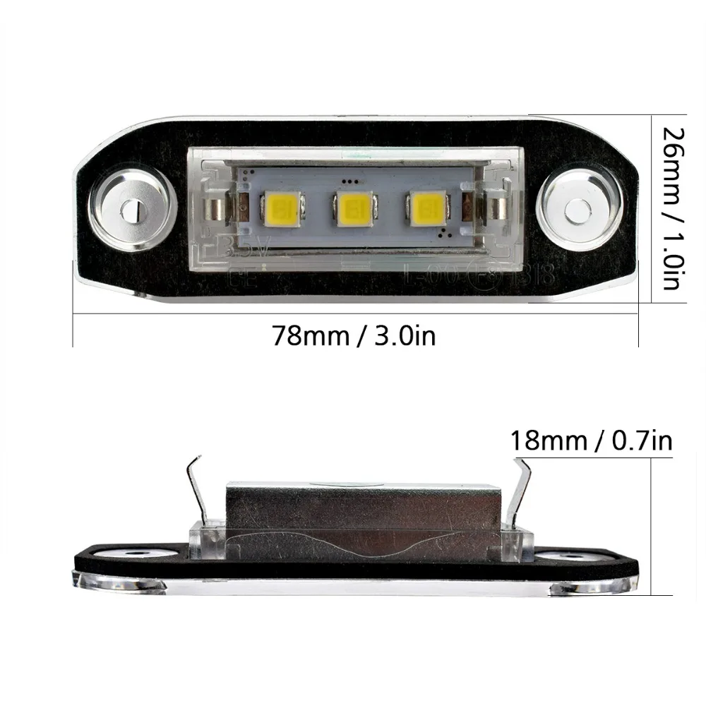 Дневные ходовые огни 12 V Белый 3 5050 smd Автомобильные светодиоды фонарь освещения
