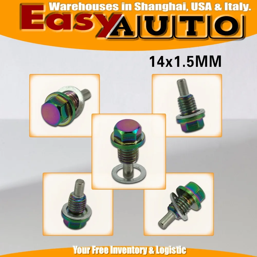 M14X1.5 Нео хром магнитное масло и транни сливной разъем пакет для Хо * да |
