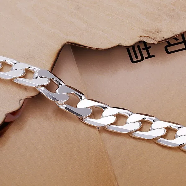 Модные ювелирные изделия S925 по заводской цене мужские 10 мм из чианса серебряного